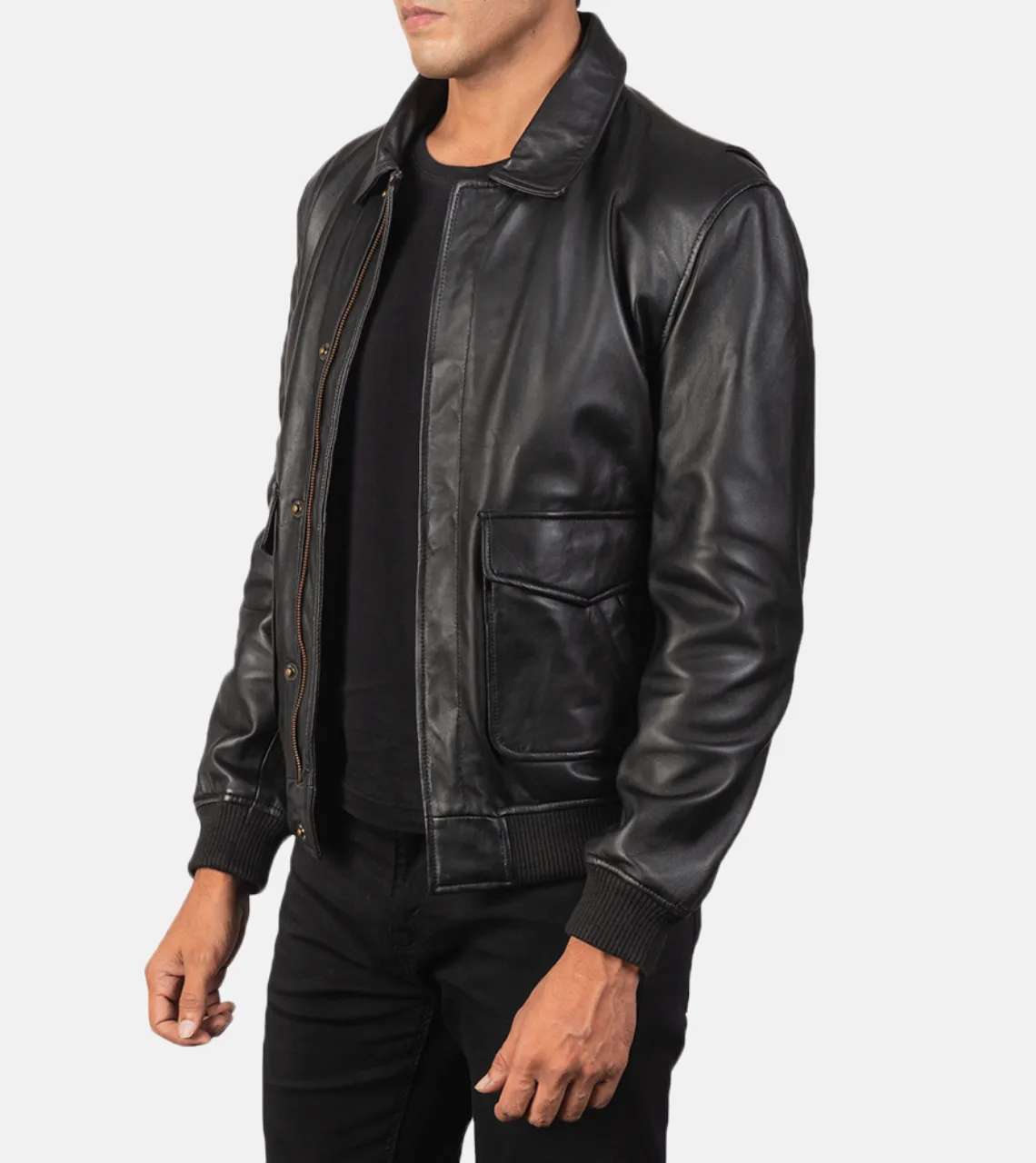 Nord Men's Leather Bomber Jacket