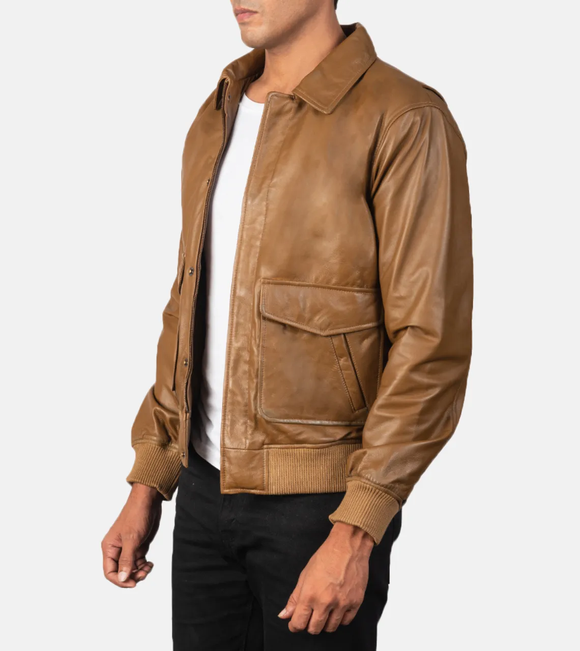 Nord Men's Leather Bomber Jacket