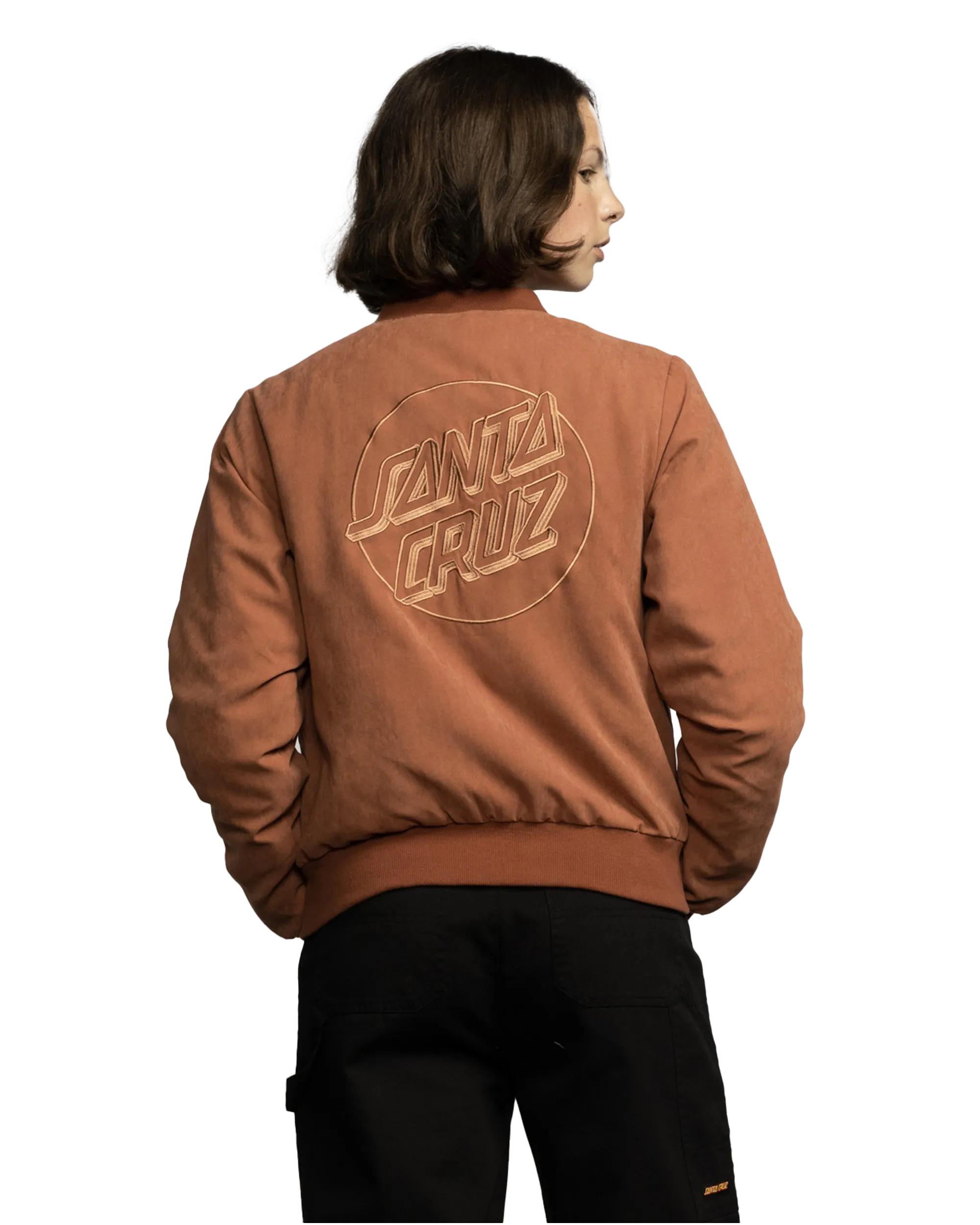 Opus Dot Bomber Jacket in Clay