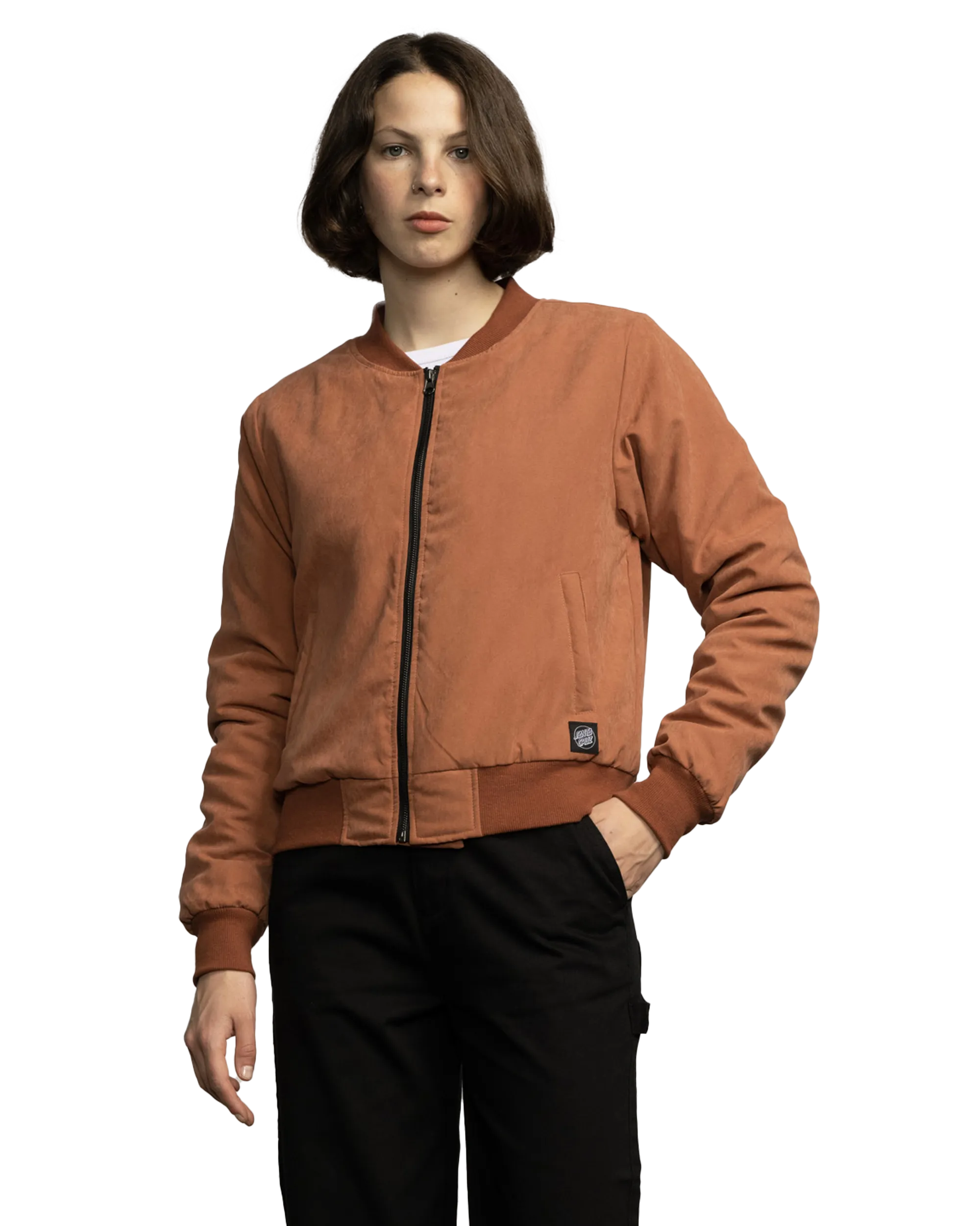 Opus Dot Bomber Jacket in Clay