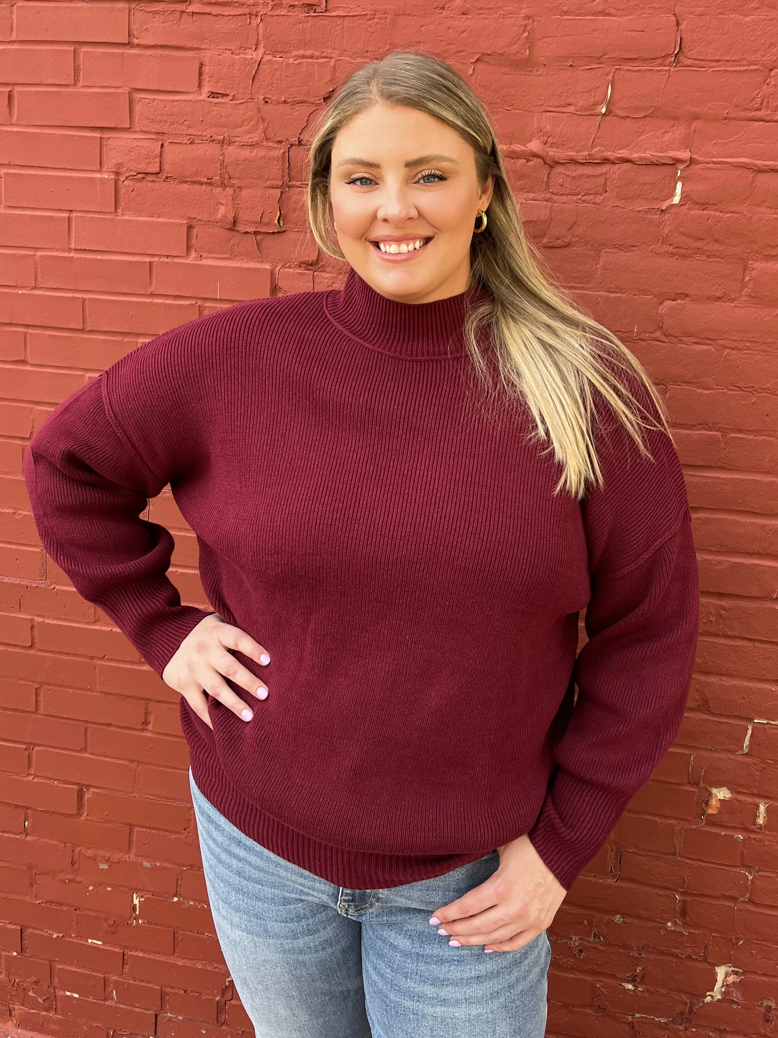 Oxblood Birch Sweater