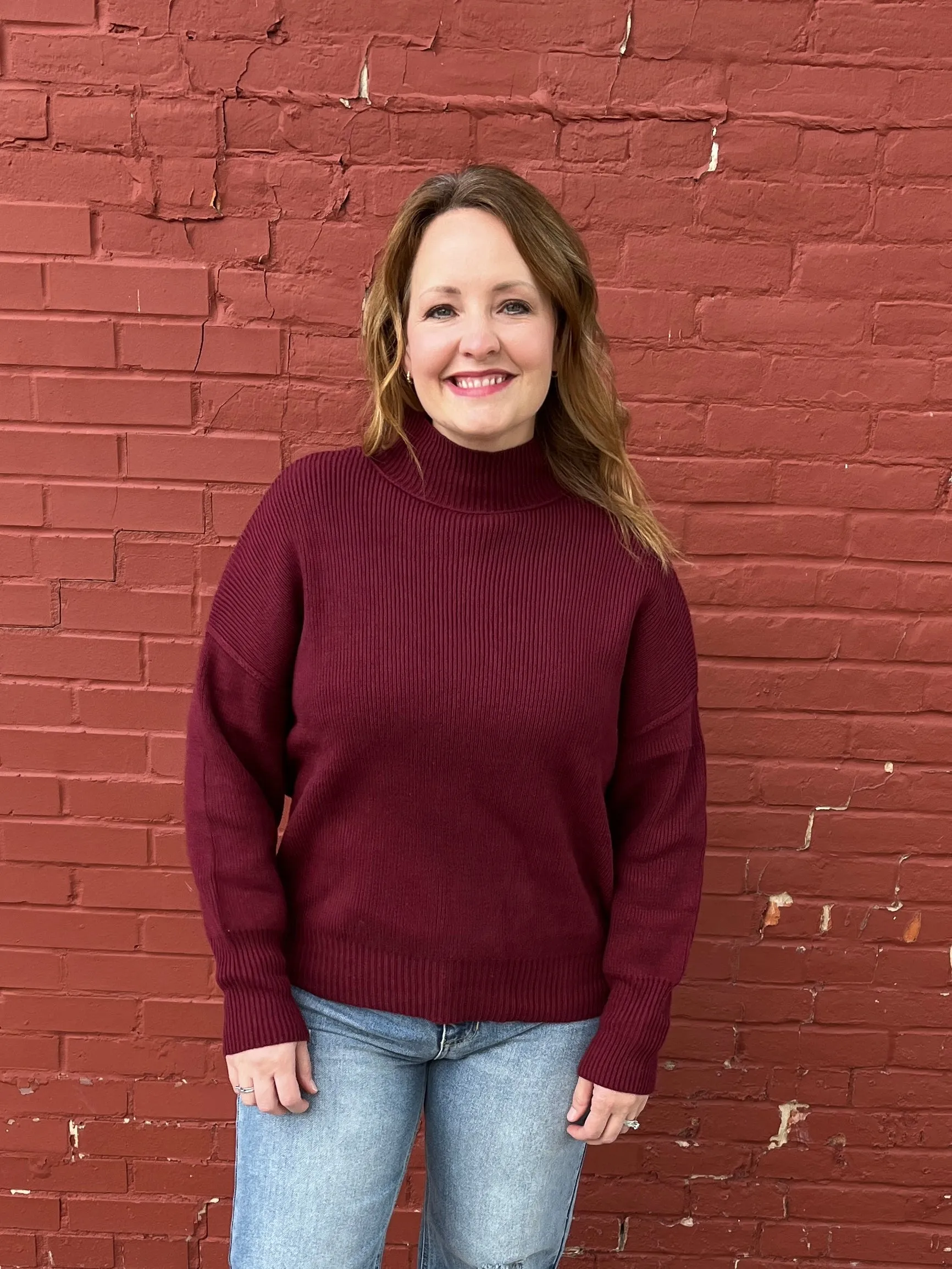 Oxblood Birch Sweater