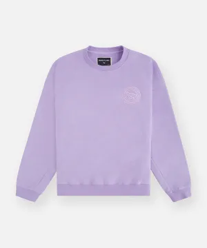 Paper Planes Relaxed First Class  Crewneck - LILAC