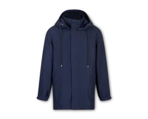 Parka bleue 100% recyclée