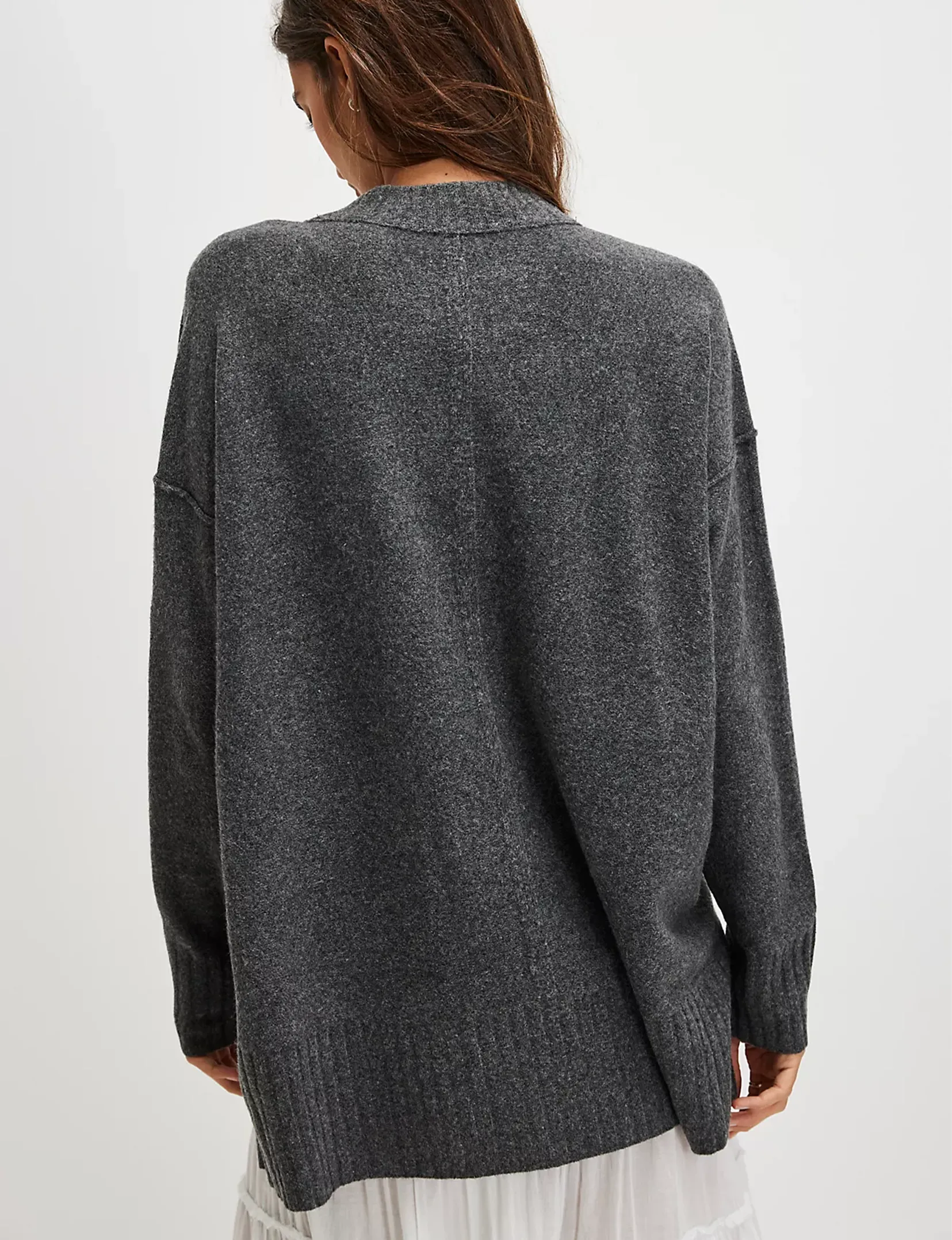 Phoebe Pullover, Dark Heather Grey