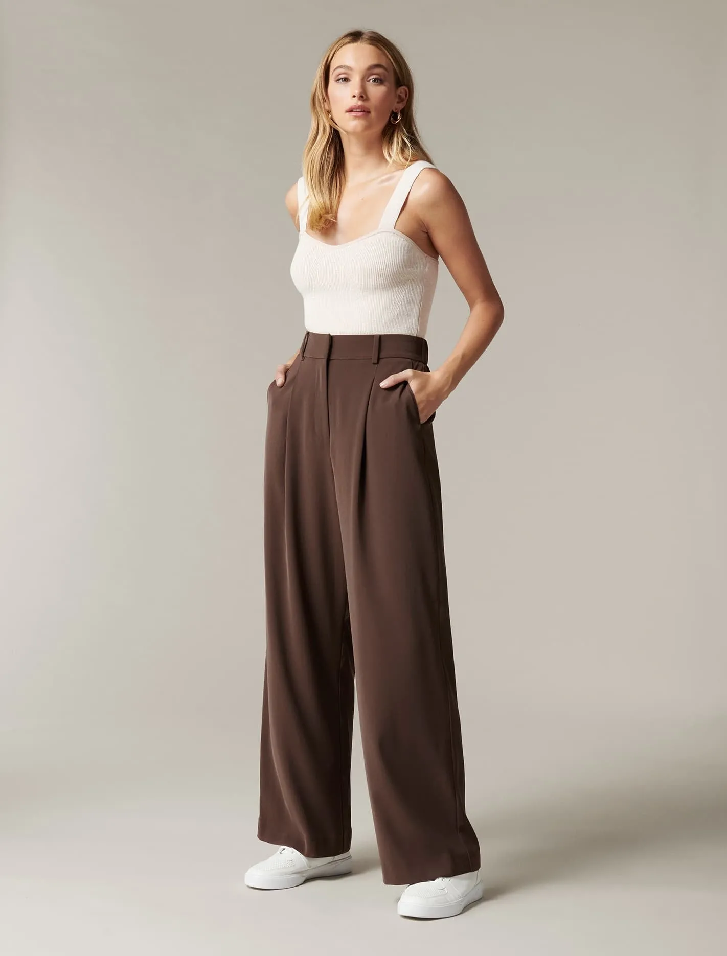 Primrose High Waisted Wide Leg Pants