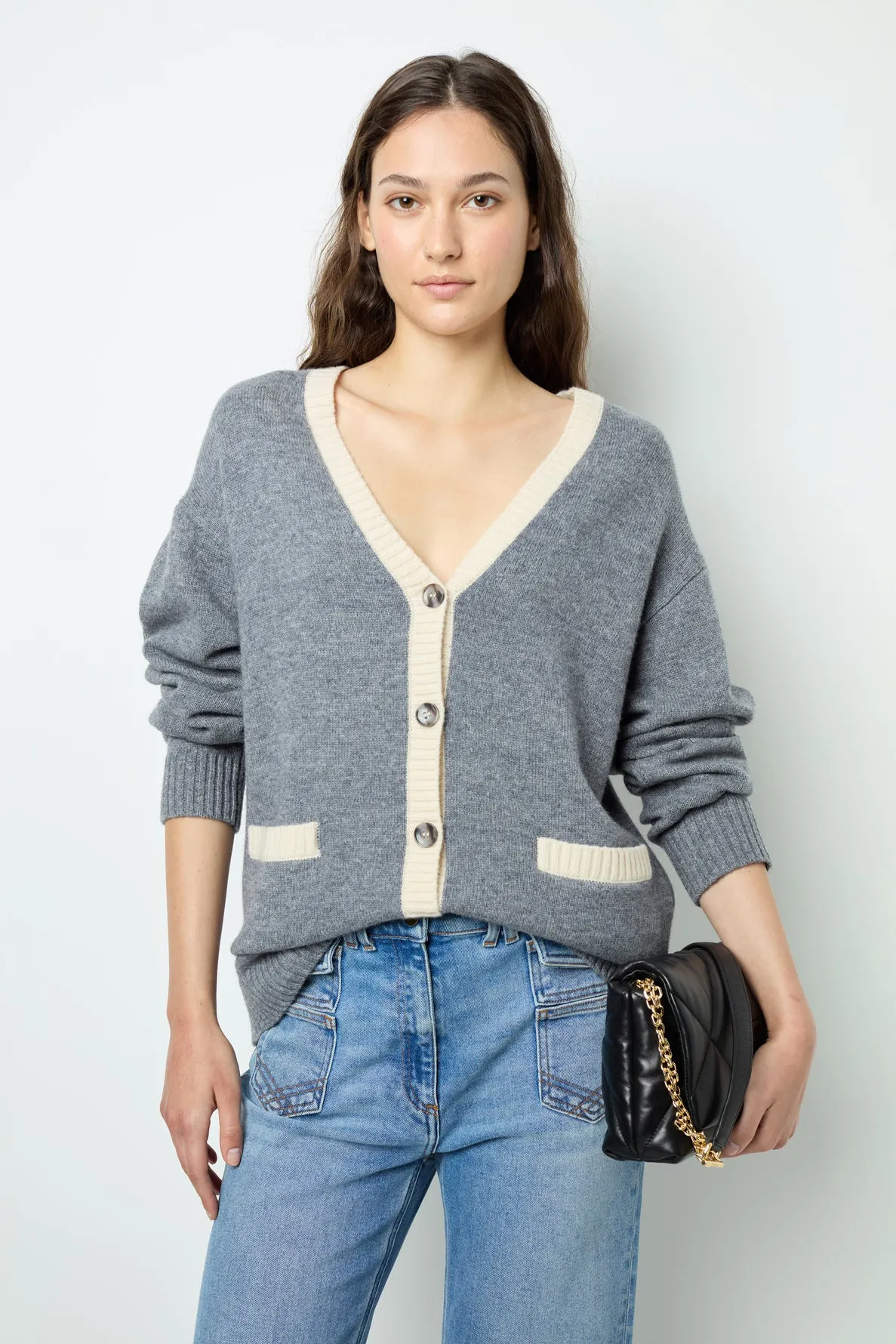 Pullover/vest Jannice Dau90a243 Grey