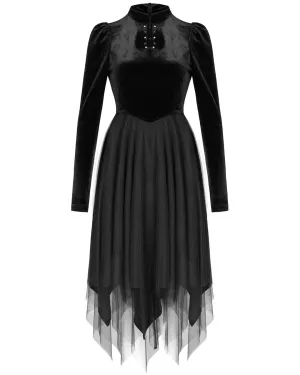 Punk Rave Daily Life Urban Occult Retrogothic Velvet Witch Dress