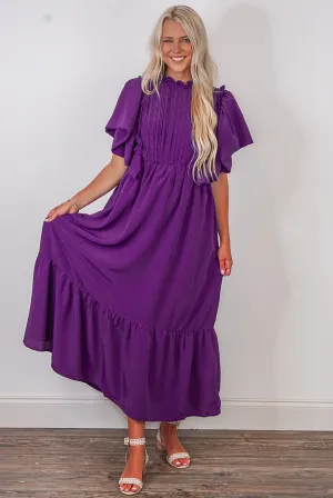 Purely Perfect Purple Maxi Dress