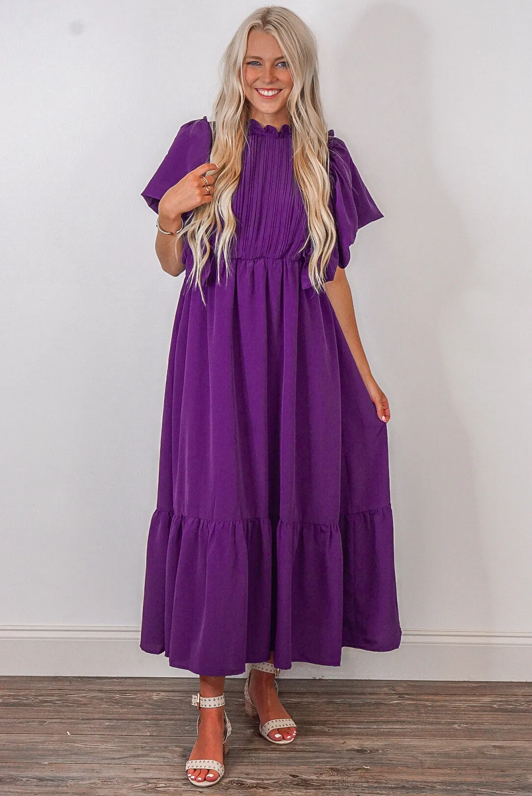 Purely Perfect Purple Maxi Dress