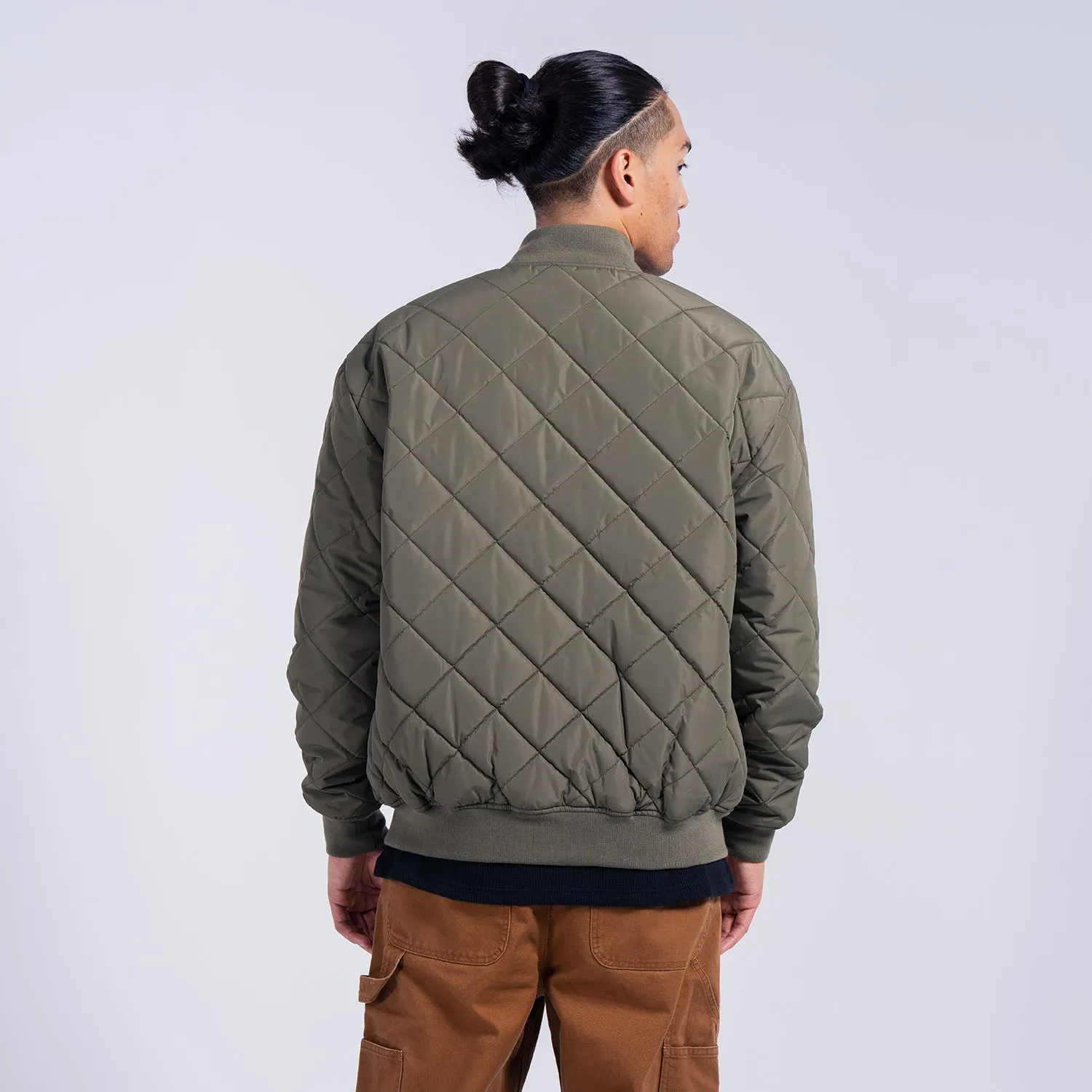 Quilted Bomber - Mens