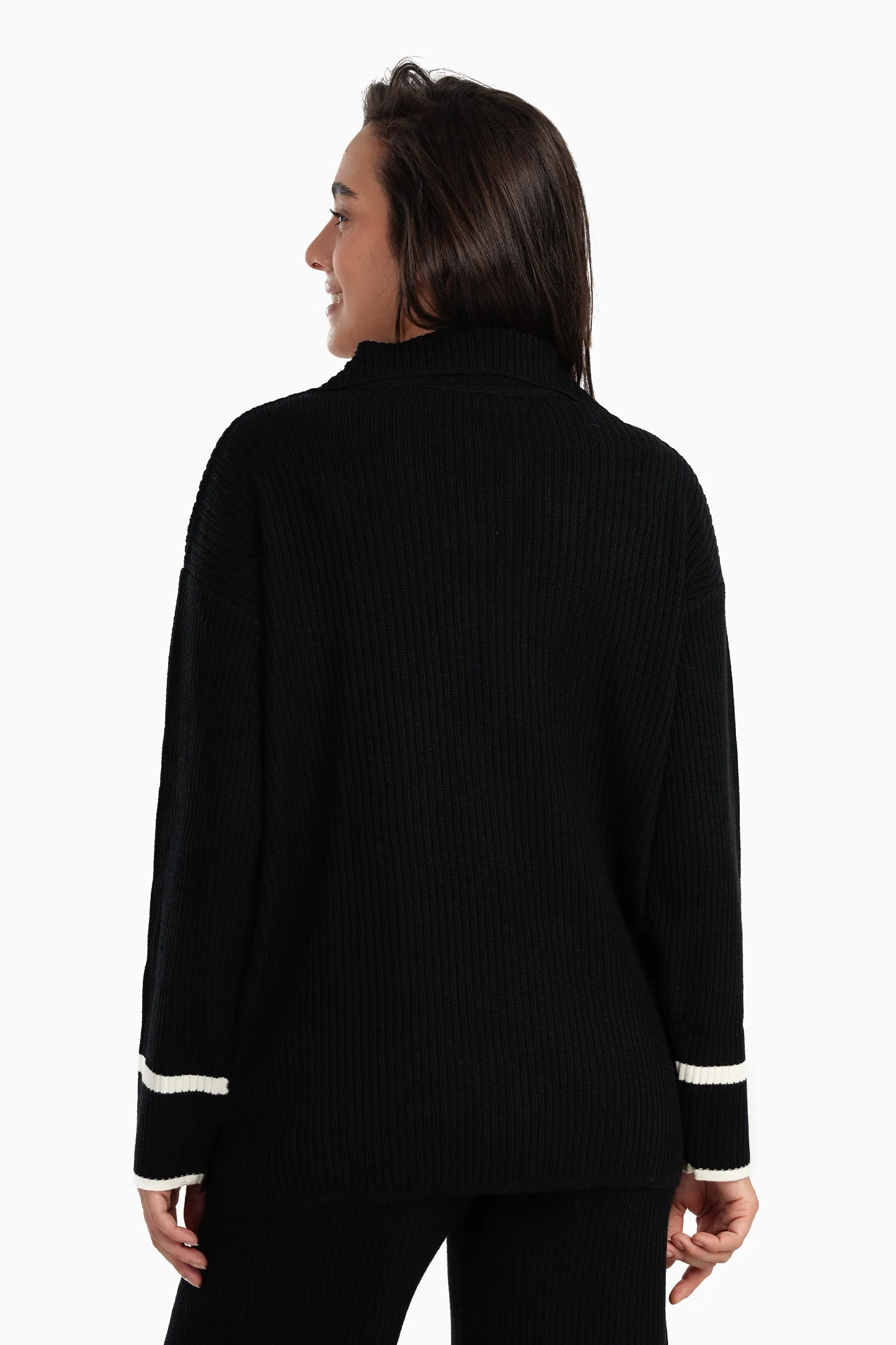 Ribbed Lounge Pullover