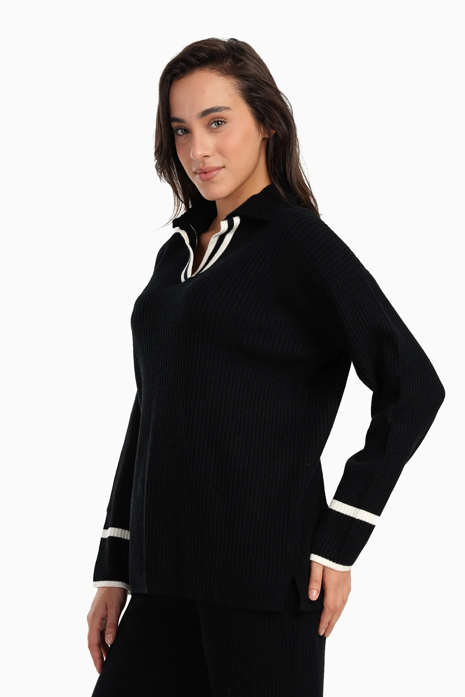 Ribbed Lounge Pullover