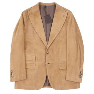 Rifugio Wool-Lined Lambskin Suede Blazer