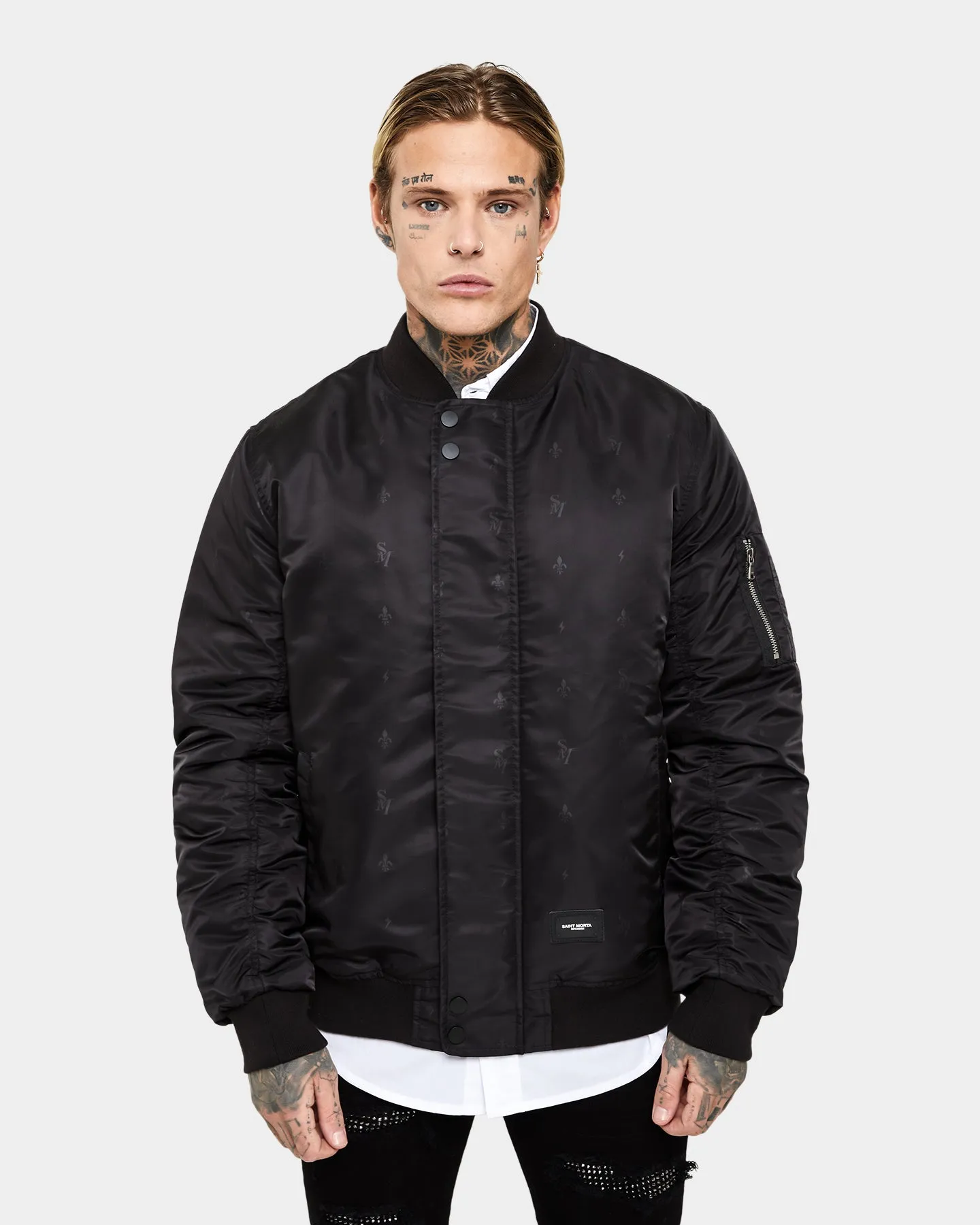 Saint Morta Icarus Bomber Jacket Black