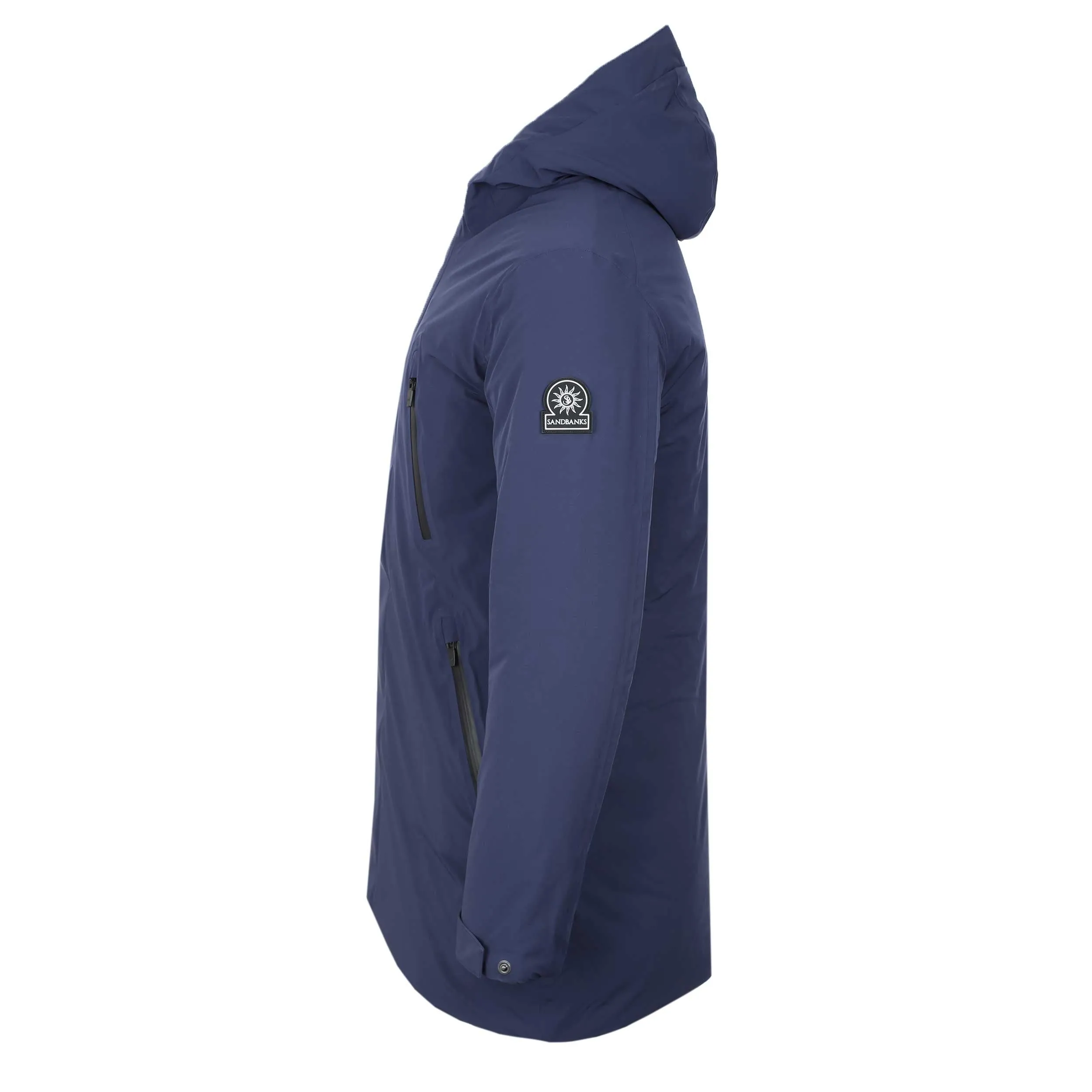 Sandbanks Waterproof Parka Jacket in Navy