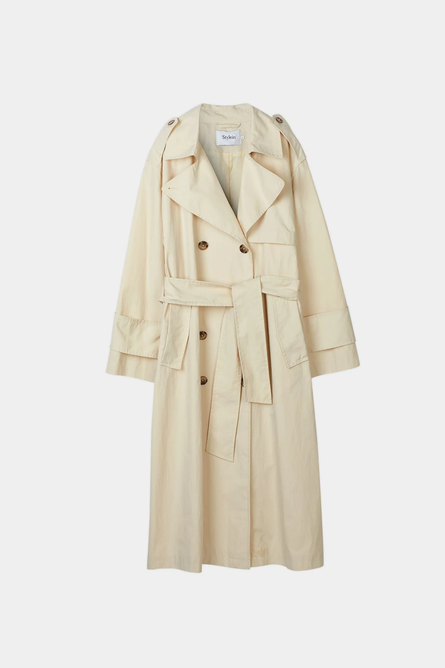 SIENA TRENCH COAT - IVORY