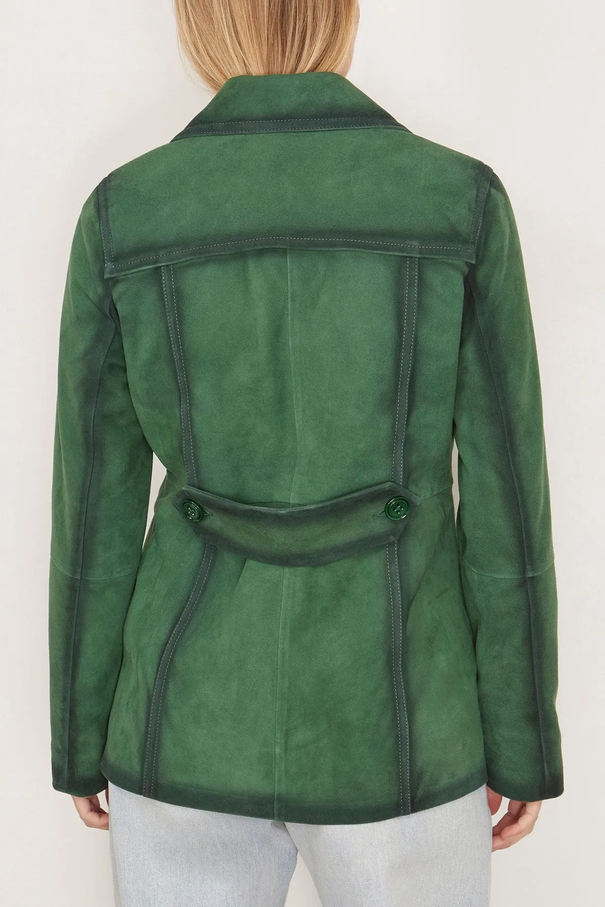 Soft Touch Jacket in Smaragd Green