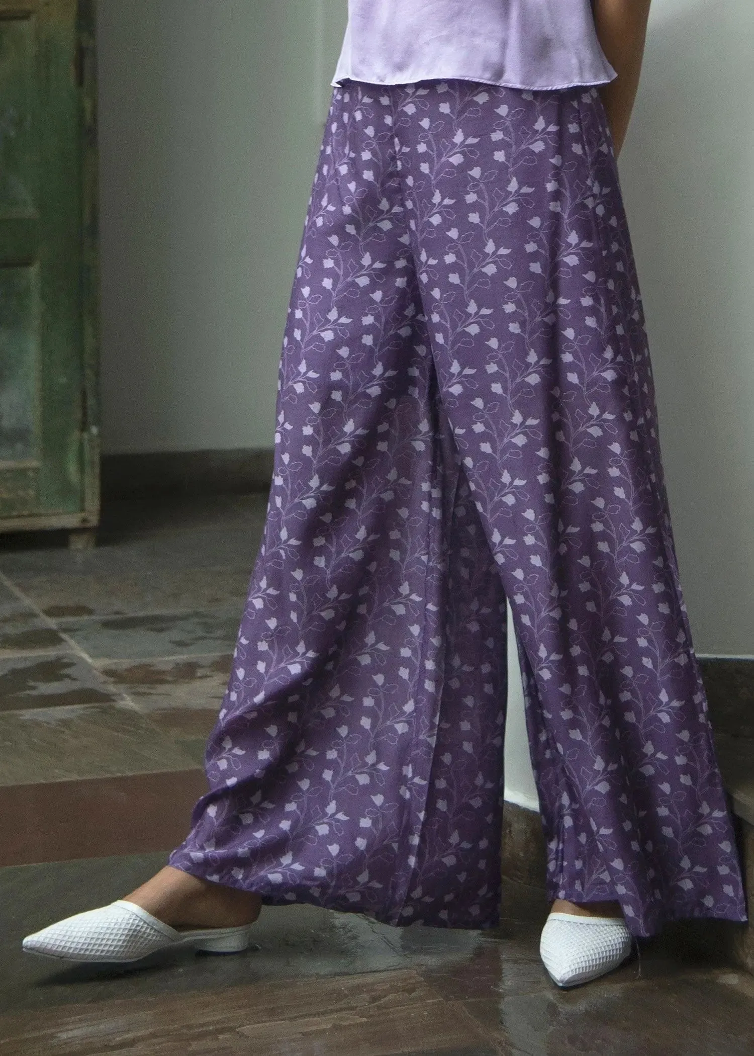 Stella Lilac Wide Leg Pants