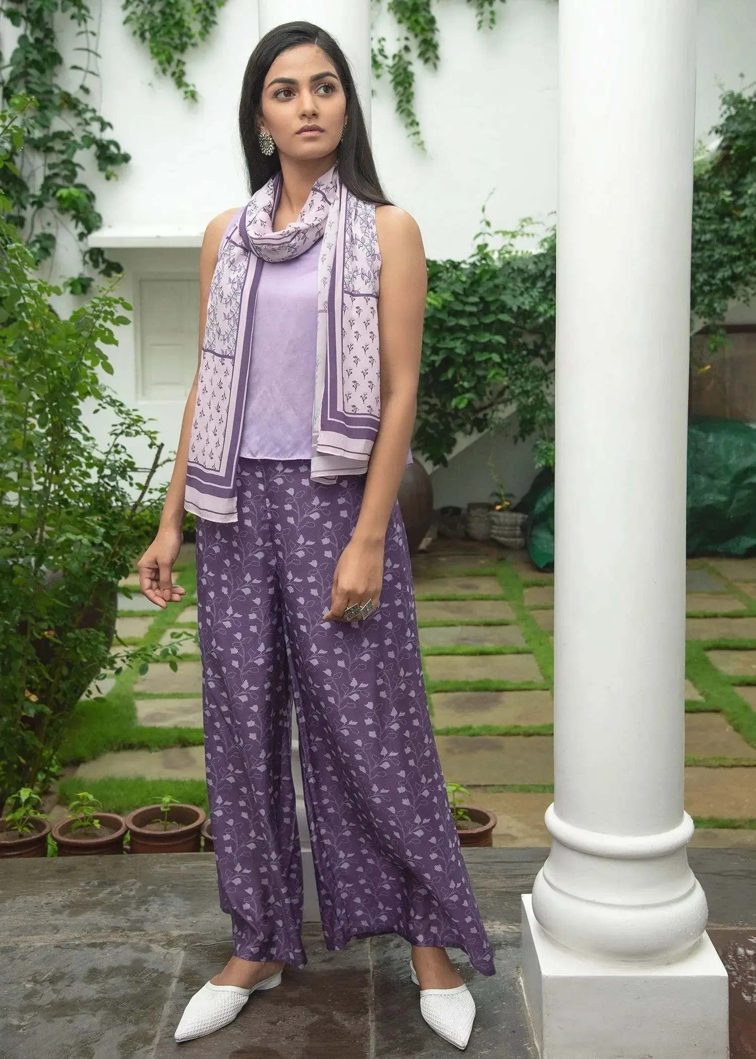 Stella Lilac Wide Leg Pants