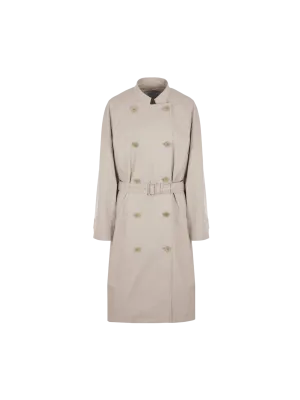 Technical Double-breasted Trench Coat