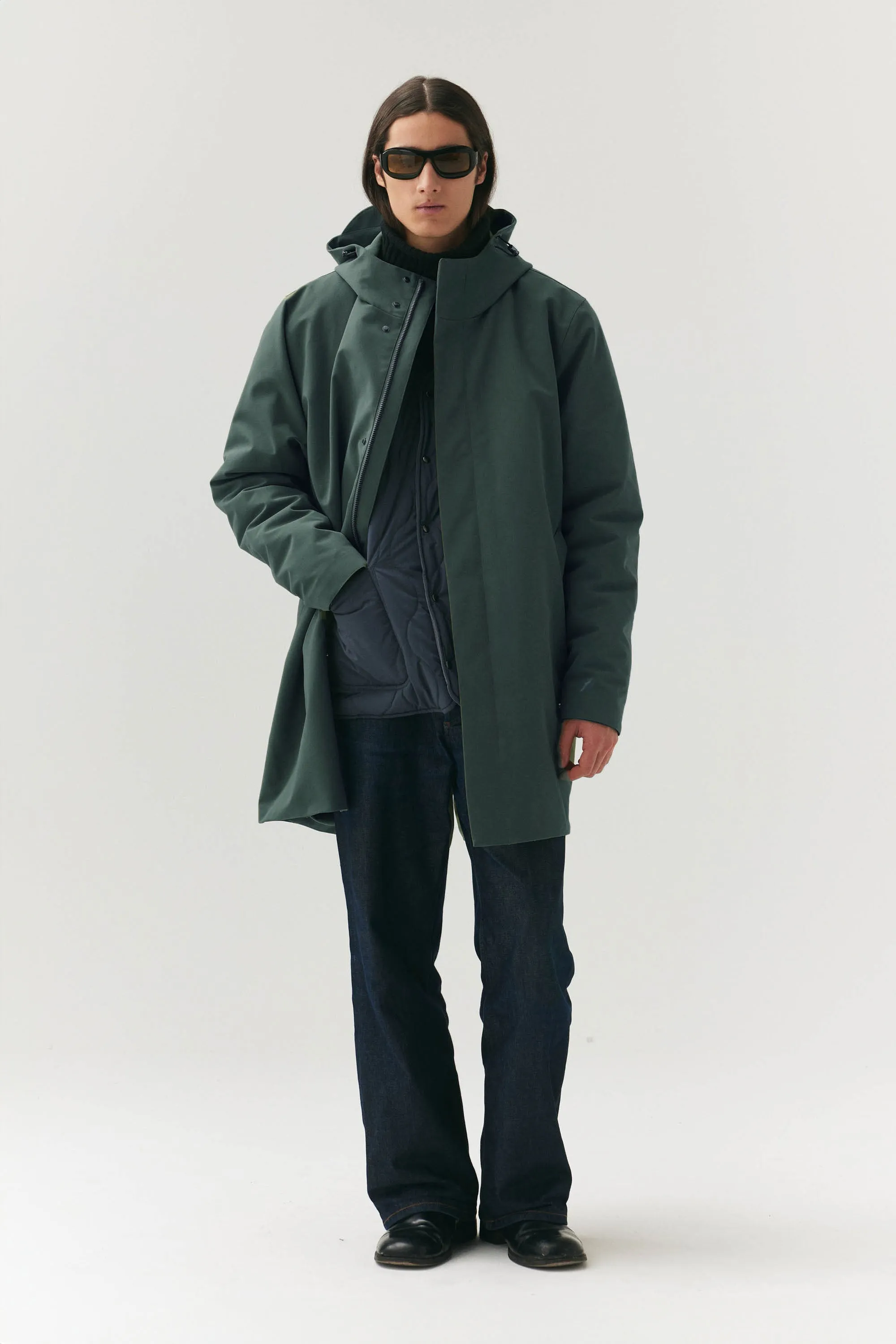 TERROR WEATHER PARKA NIN SP LINER AW24 FOREST GREEN