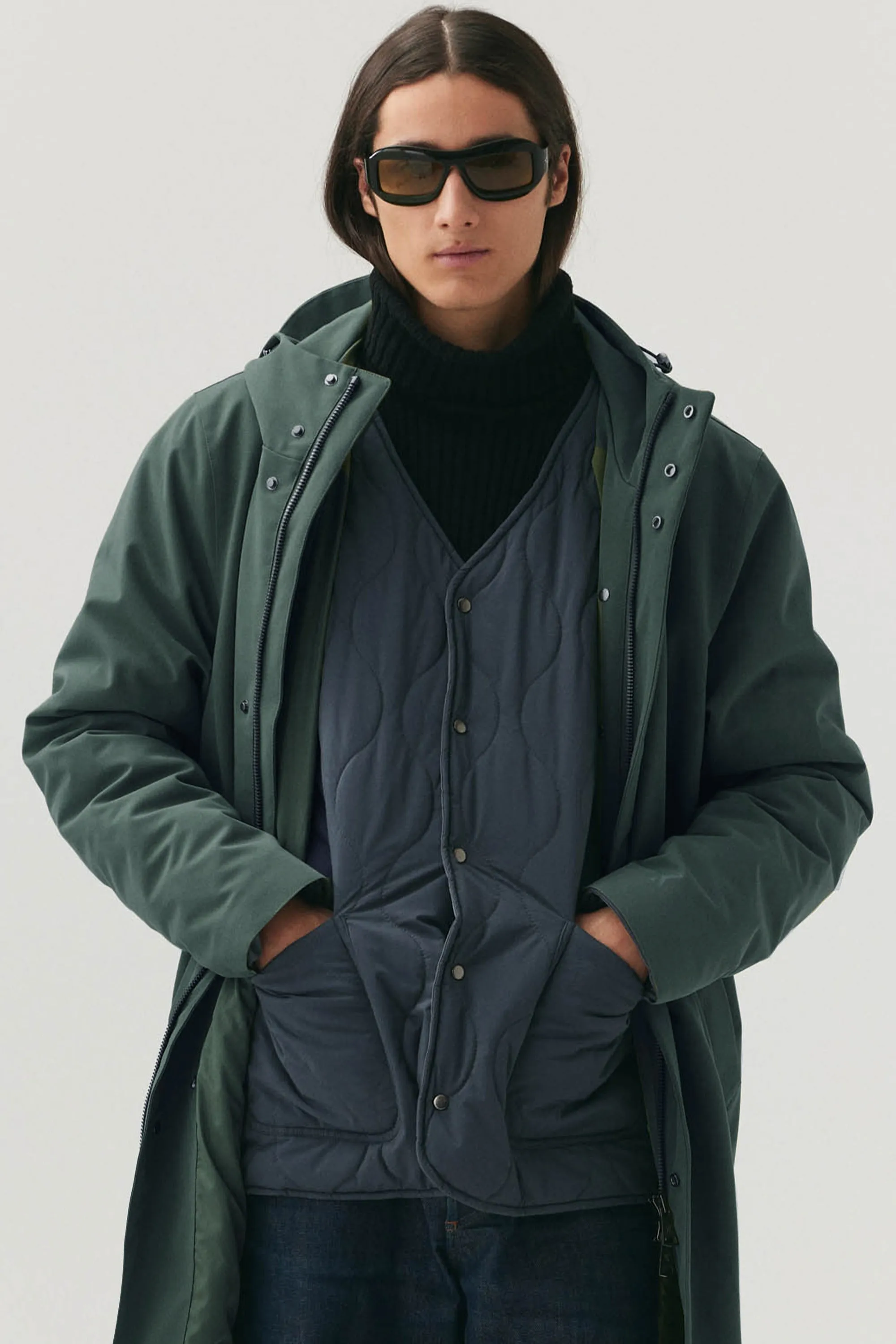 TERROR WEATHER PARKA NIN SP LINER AW24 FOREST GREEN