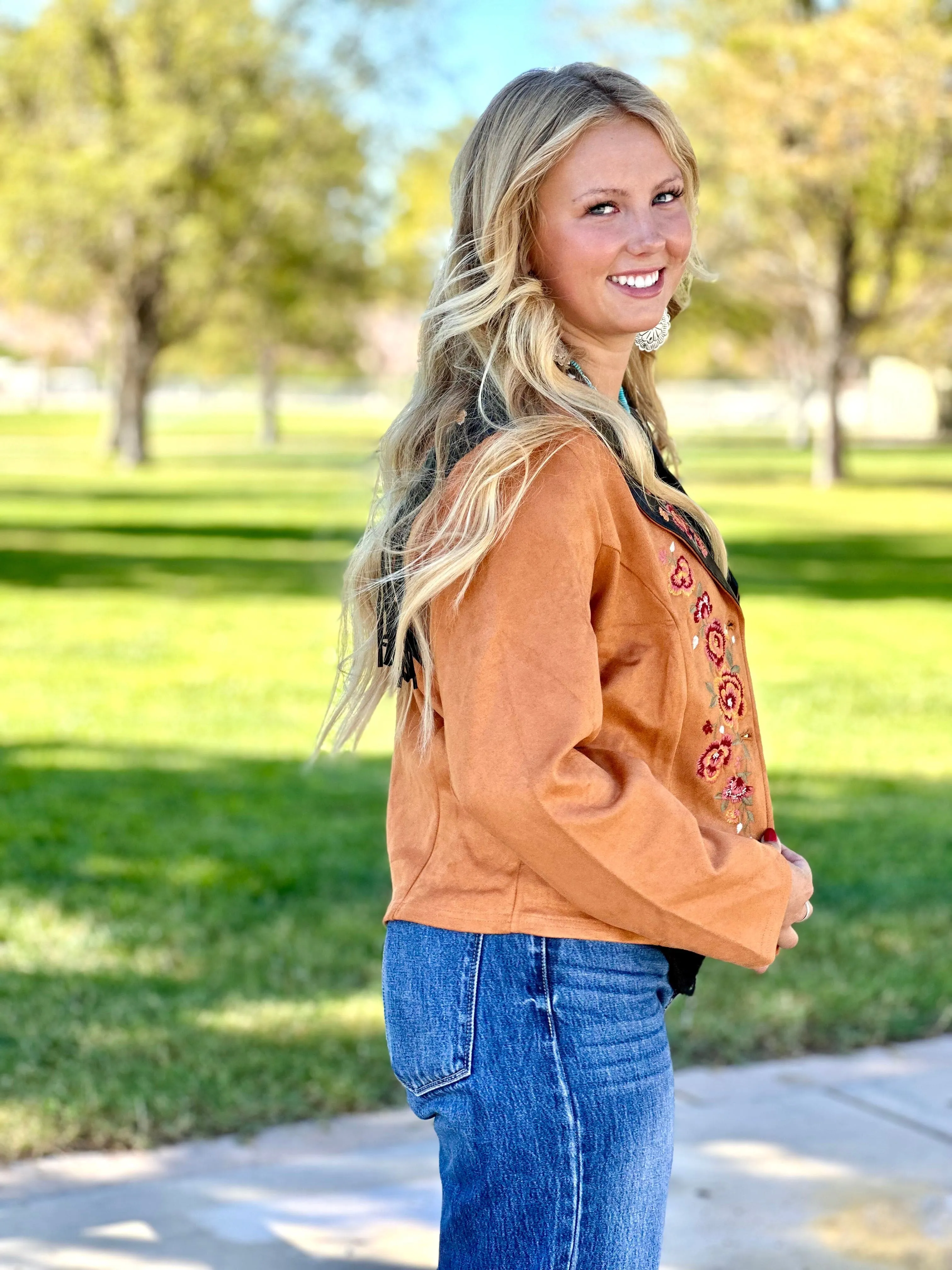 The Cheyenne Bluffs Embroidered Blazer