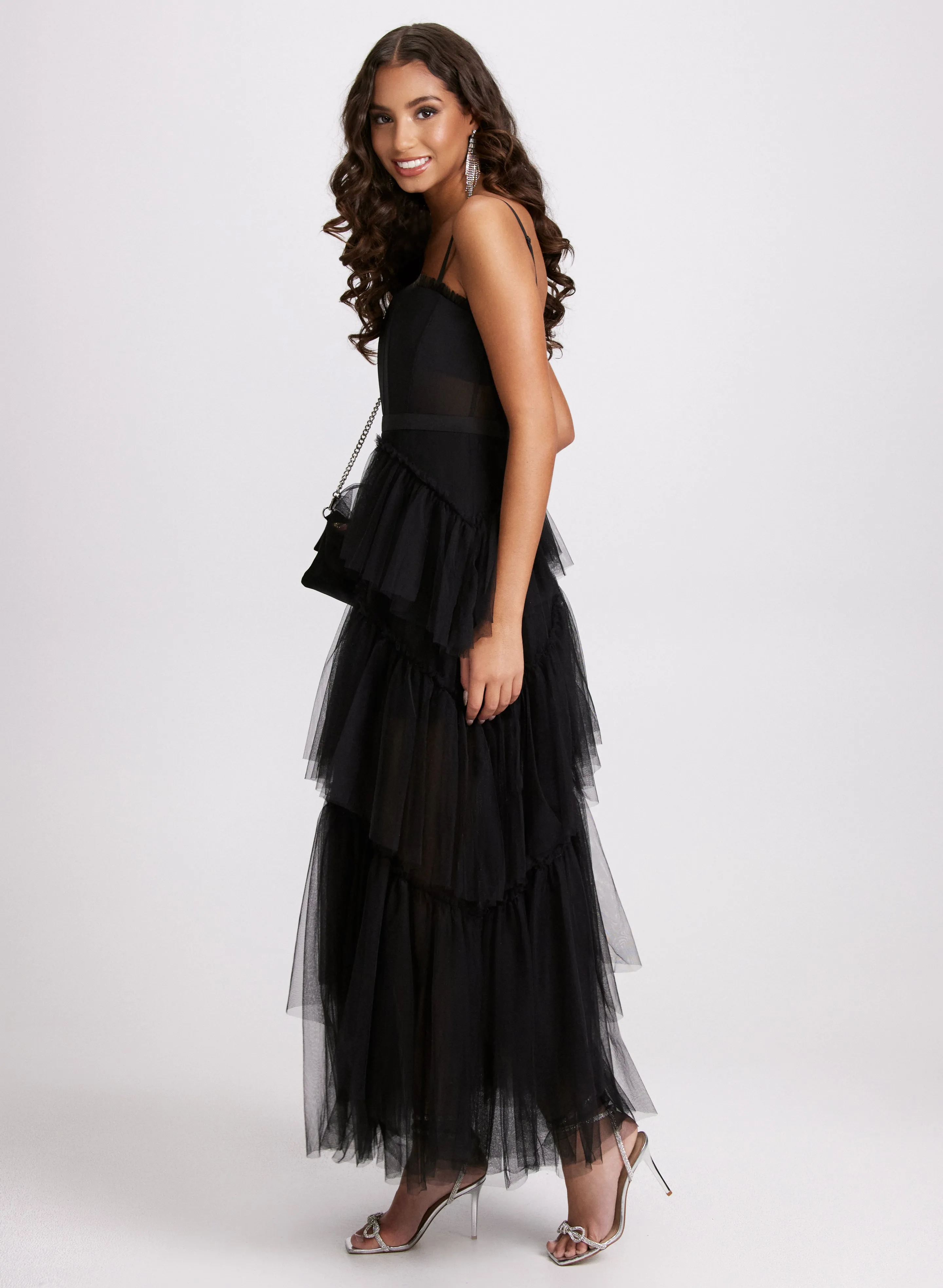 Tiered Corset-Style Dress