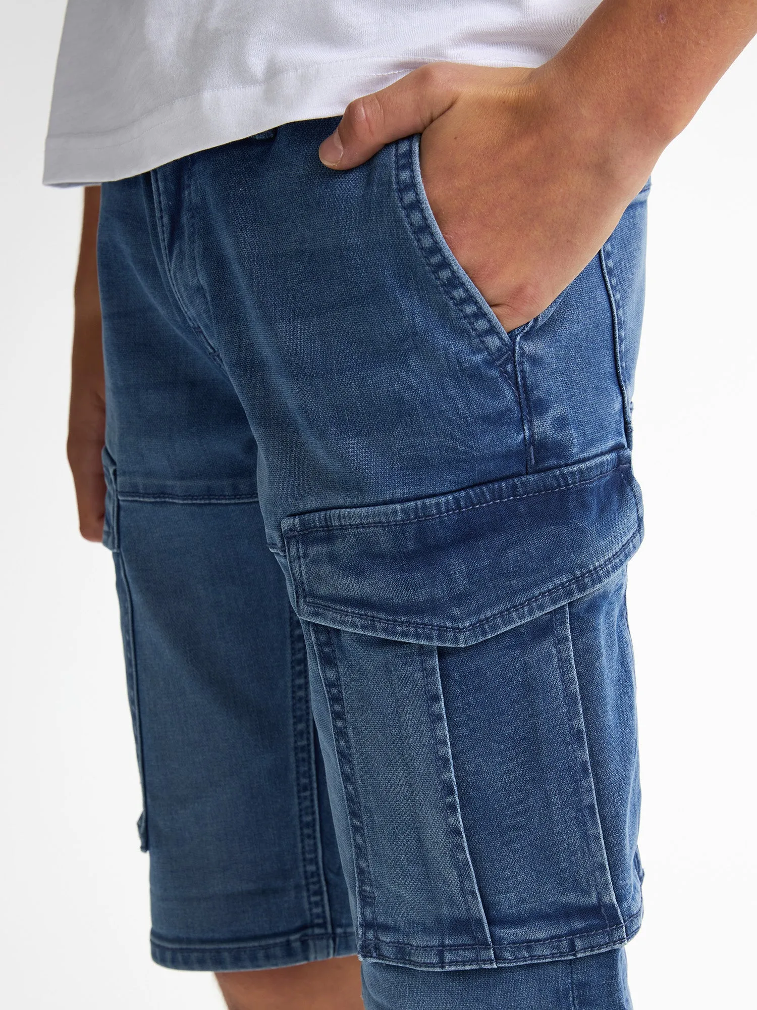 Torino Cargo Shorts Denim Aventura