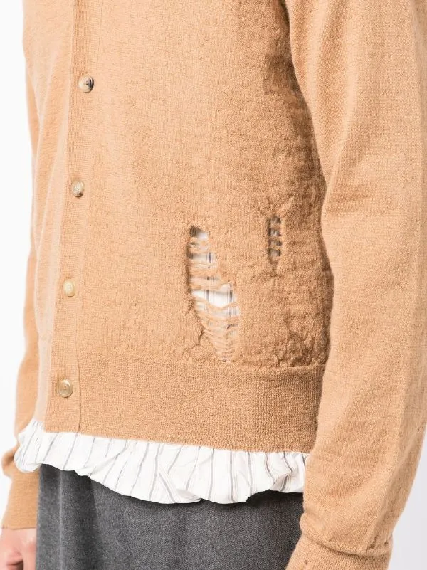 V-Neck Pullover - Camel