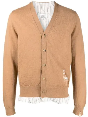 V-Neck Pullover - Camel