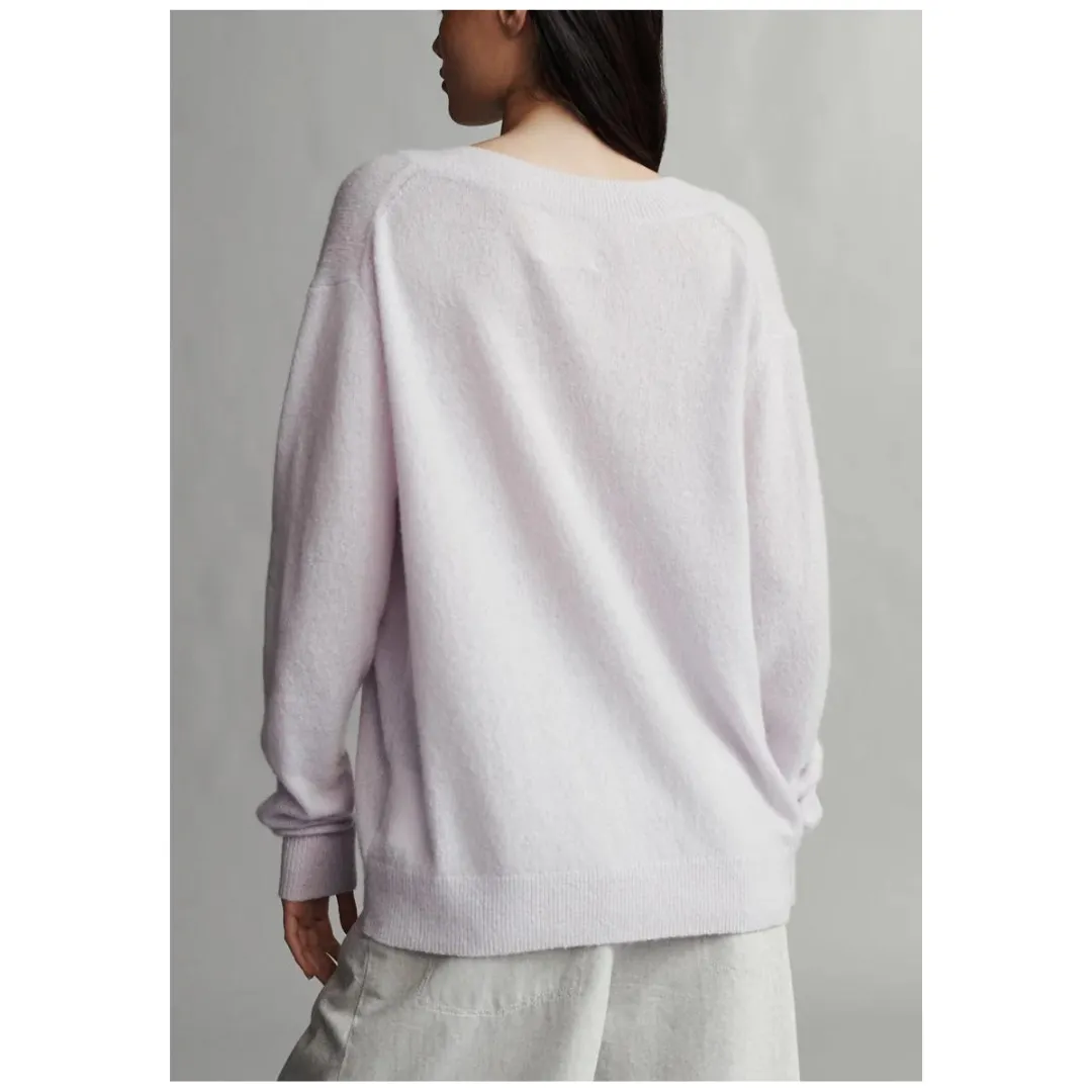 Violet Deep V Sweater