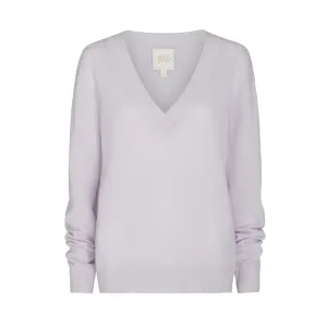 Violet Deep V Sweater