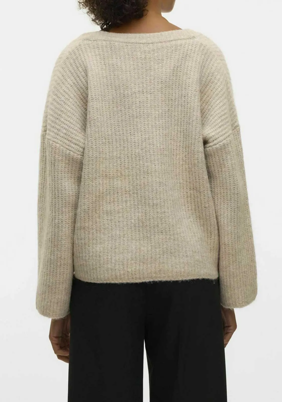 VMGemma LS U-Neck Knit Sweater