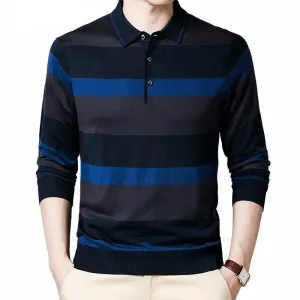 West Louis™ Polo Striped Knitwear Pullover