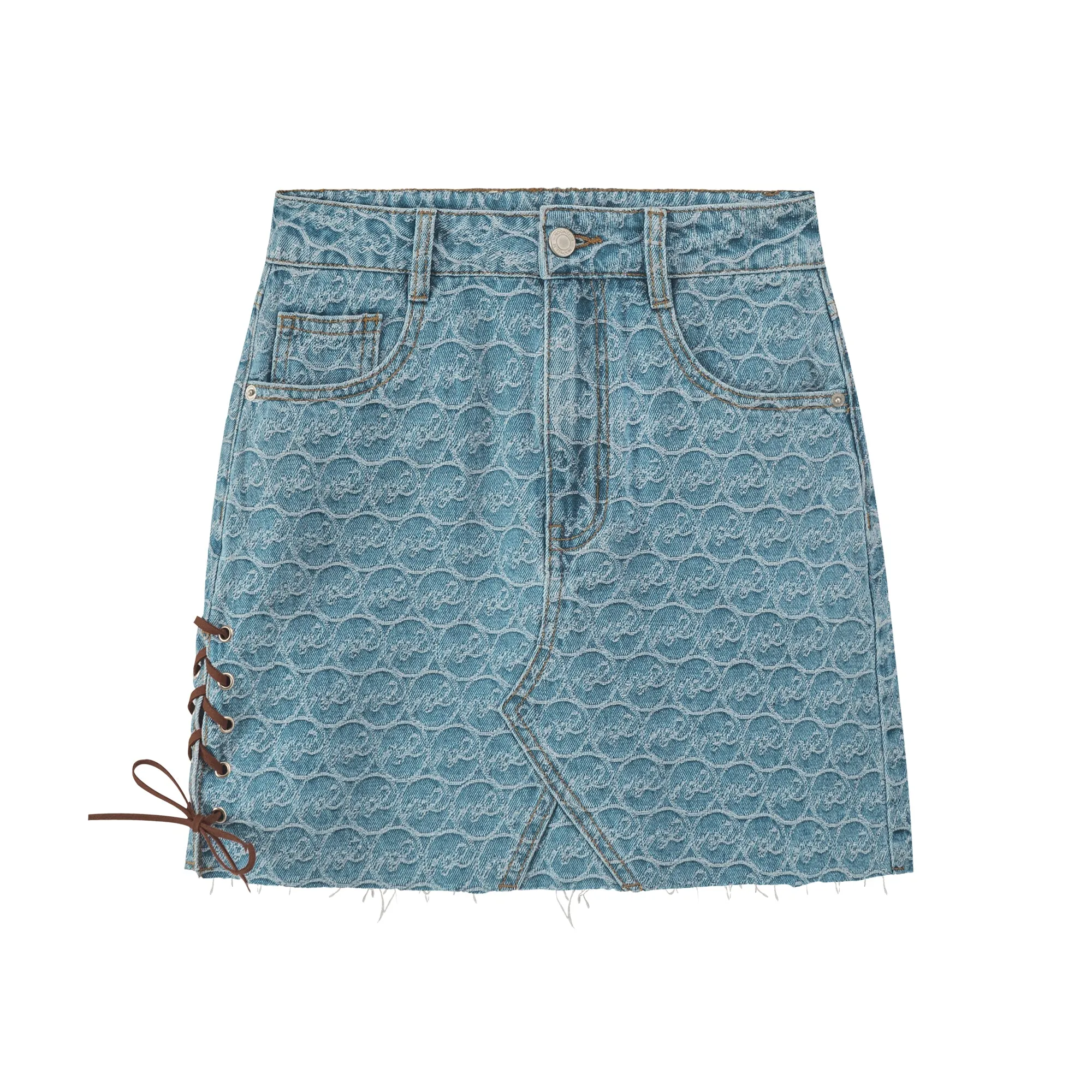 Where Stories Are Set Denim Skirt