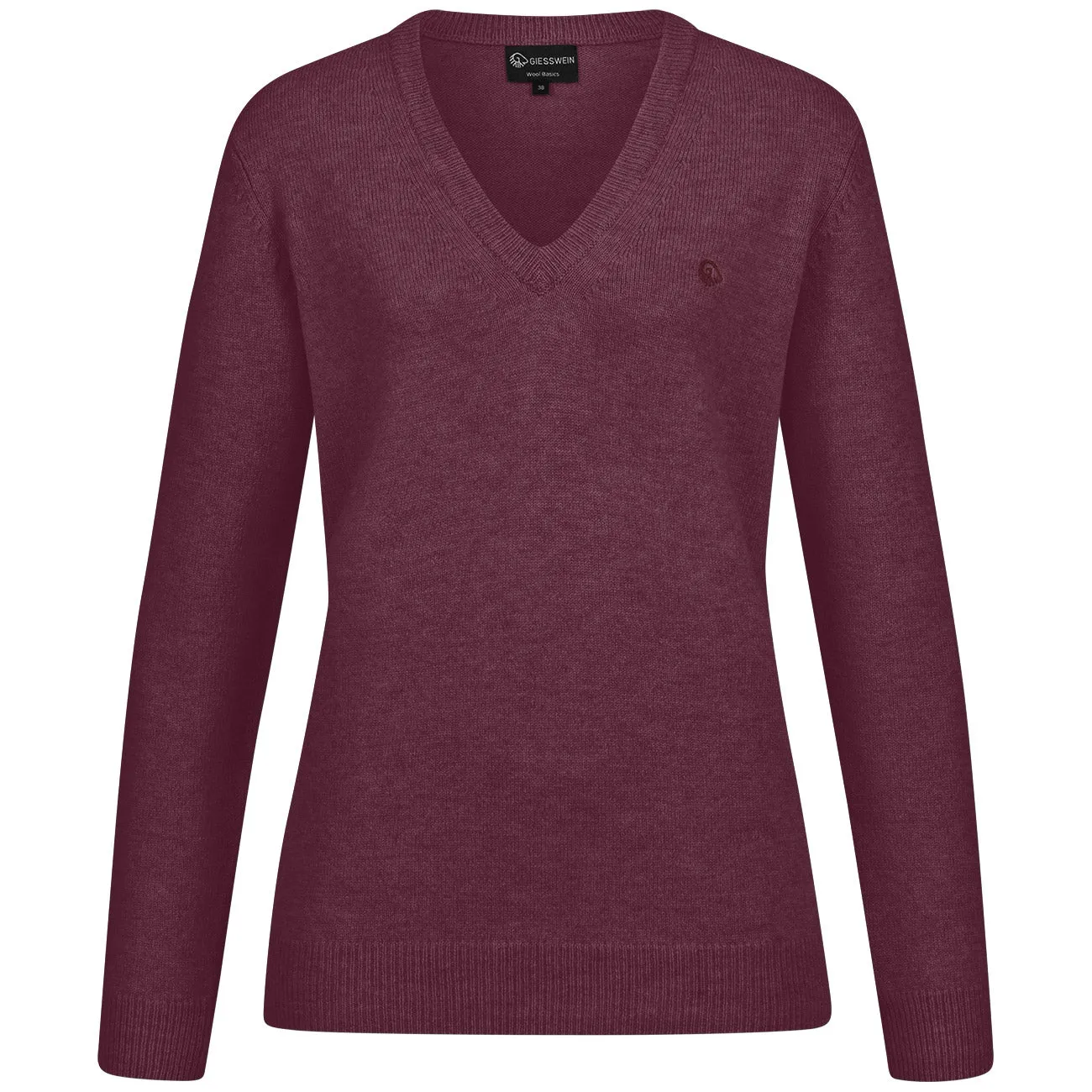 Wool Pullover V Neck Women